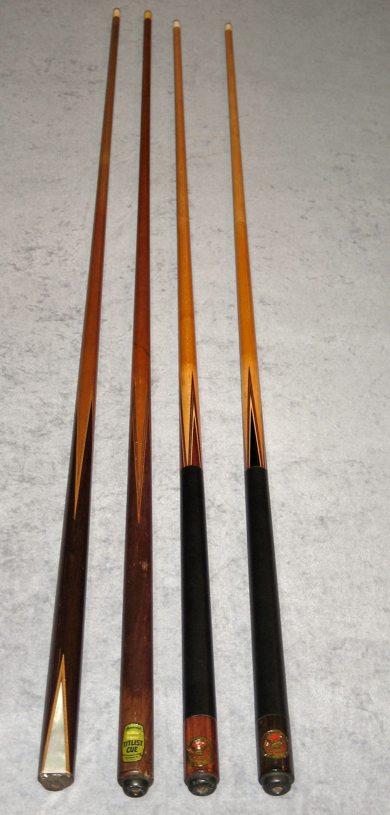 Brunswick 26-1/2 cue, also know as the Pre-Titlist first stage of conversion  | AzBilliards Forums